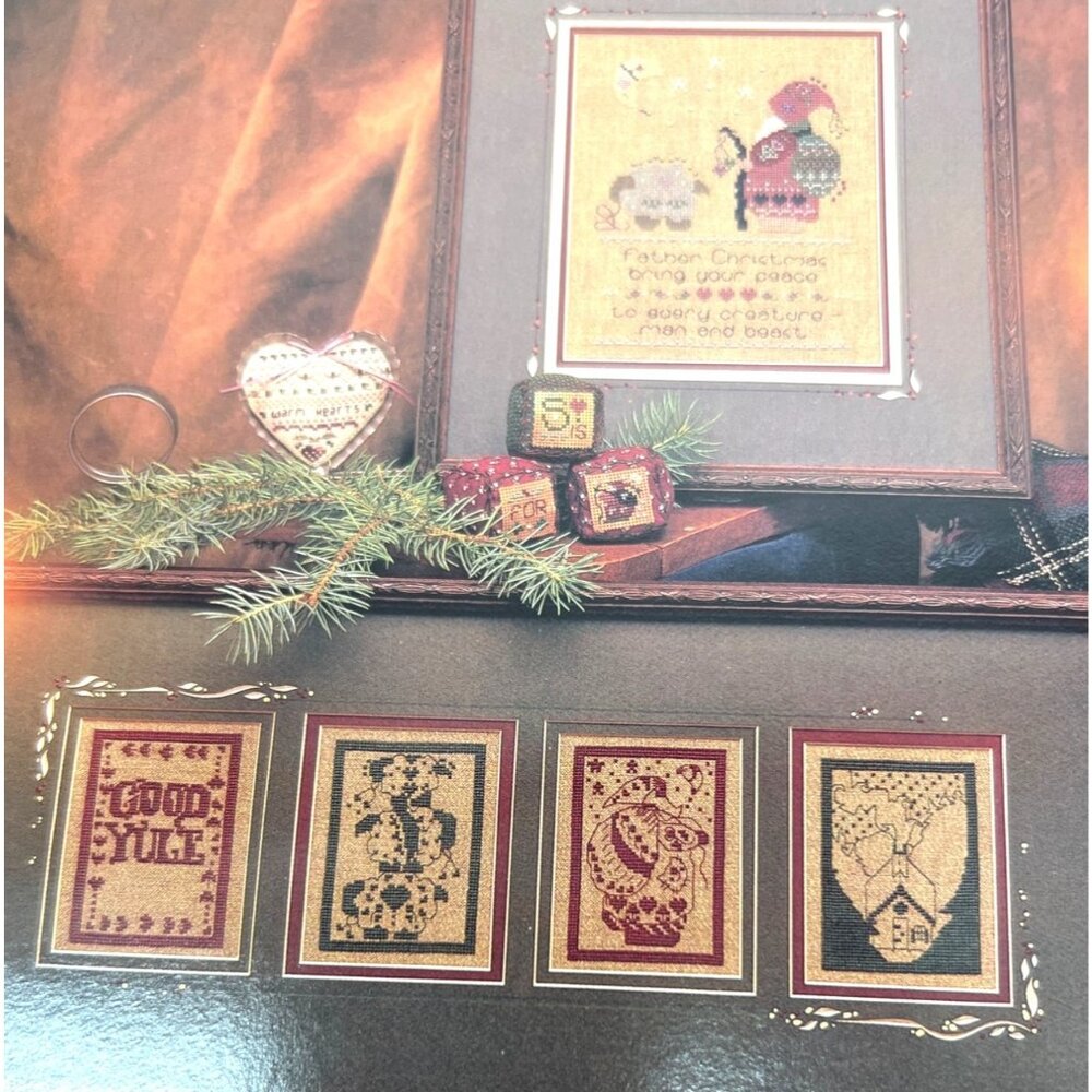 "Bucilla Shepherds Bush Good Yule Cross Stitch Pattern Book